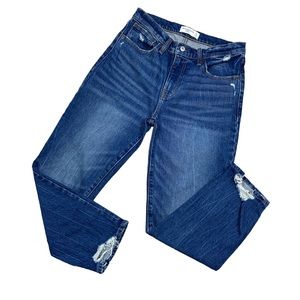 Abercrombie & Fitch Mid Rise Boyfriend Denim Jeans 4/27
